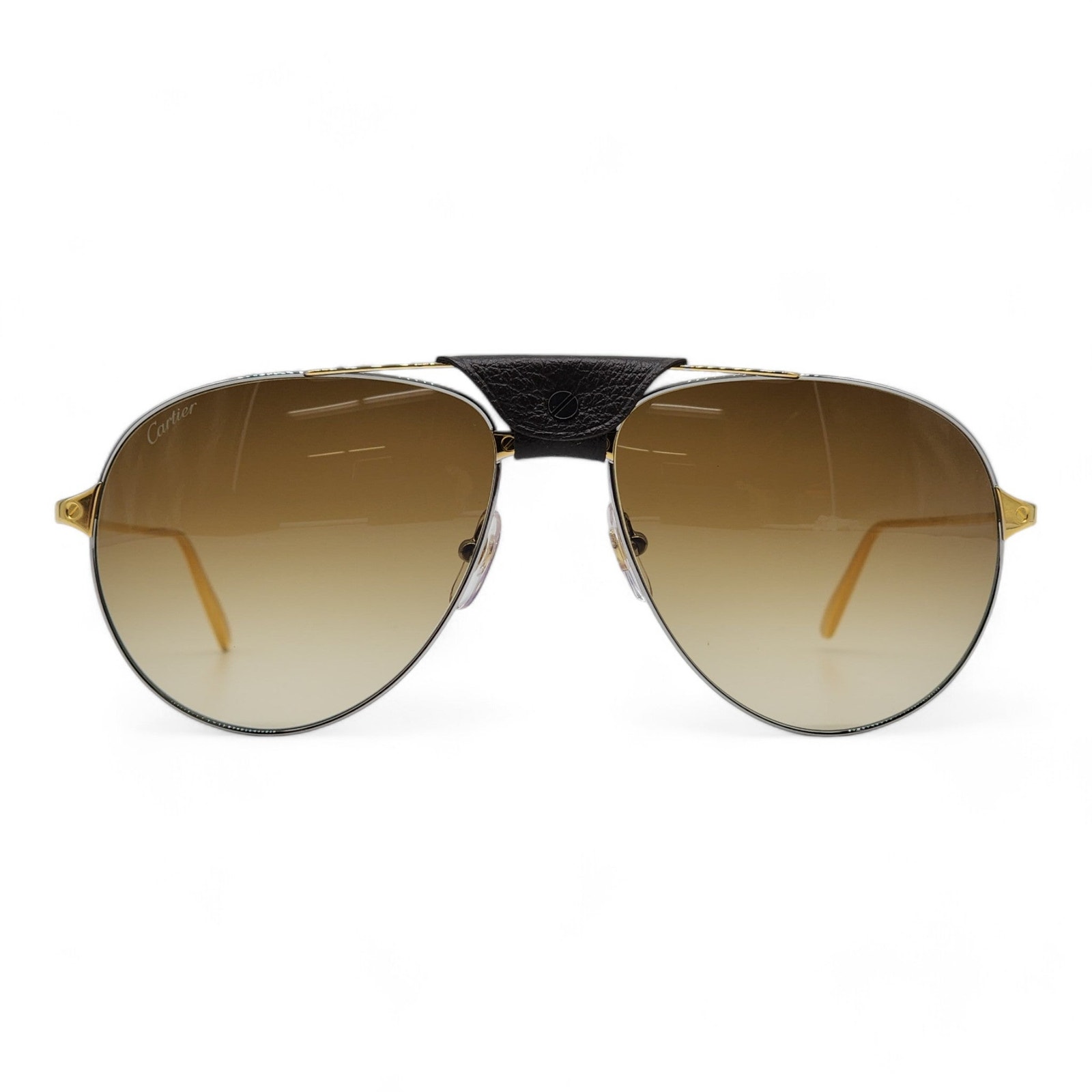 Cartier Santos De Cartier Sunglasses  Gold